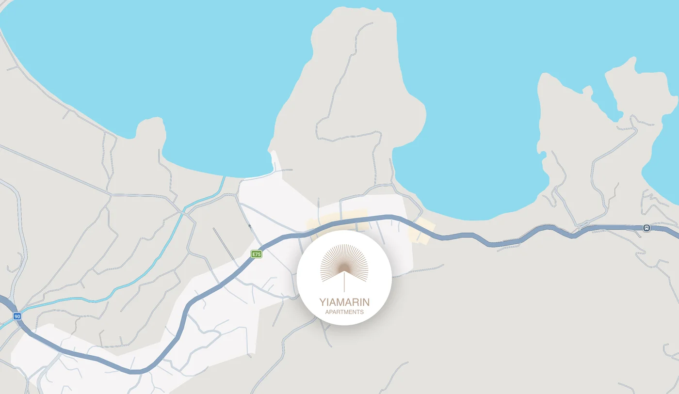 Map location of Yiamarin Apartments